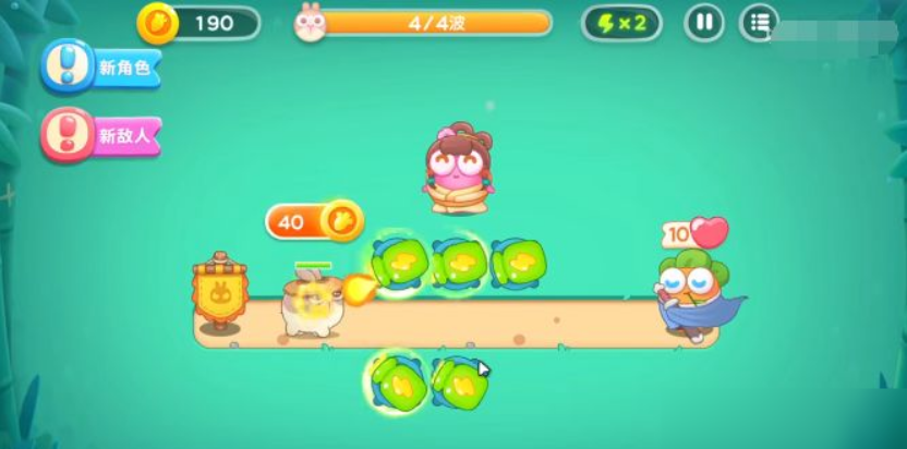 《保衛蘿卜4》臥兔藏龍第1關滿星無傷通關攻略