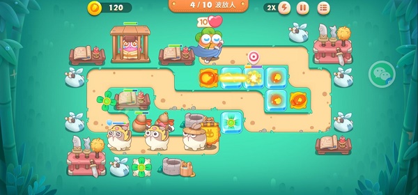 《保衛蘿卜4》臥兔藏龍第20關滿星通關攻略
