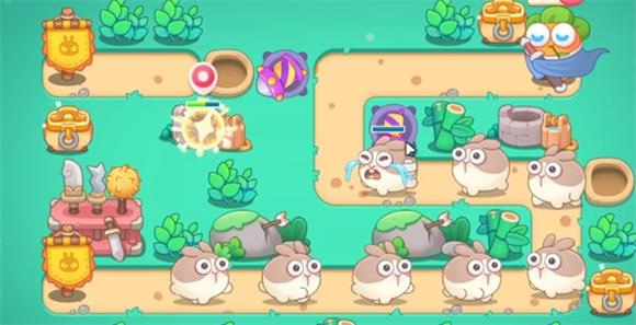 《保衛蘿卜4》臥兔藏龍第34關滿星通關攻略
