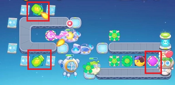 《保衛蘿卜4》太空穿越第2關滿星攻略
