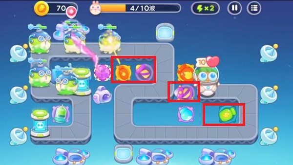 《保衛蘿卜4》太空穿越第6關滿星攻略