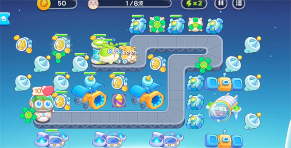 《保衛蘿卜4》太空穿越第10關滿星攻略