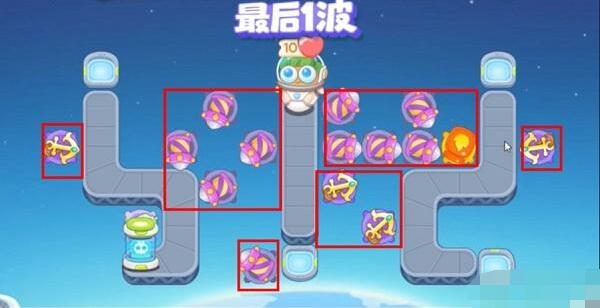 《保衛蘿卜4》太空穿越第12關滿星攻略