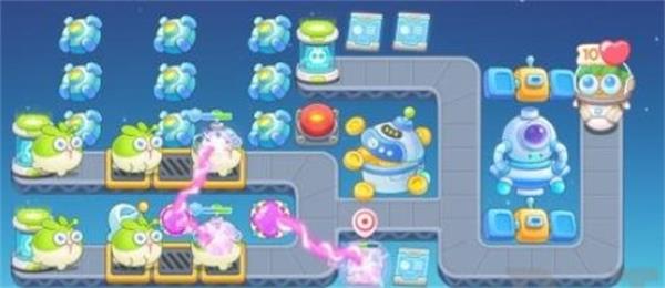 《保衛蘿卜4》太空穿越第17關滿星攻略