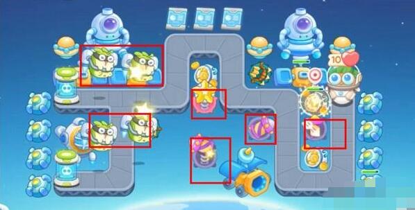 《保衛蘿卜4》太空穿越第19關滿星攻略