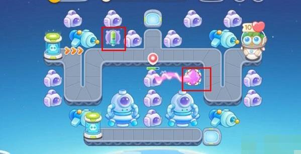《保衛蘿卜4》太空穿越第21關滿星攻略