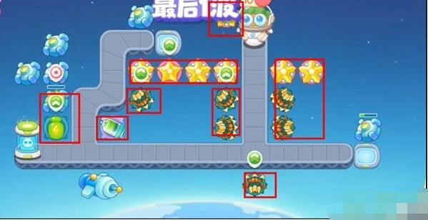 《保衛蘿卜4》太空穿越第26關滿星攻略