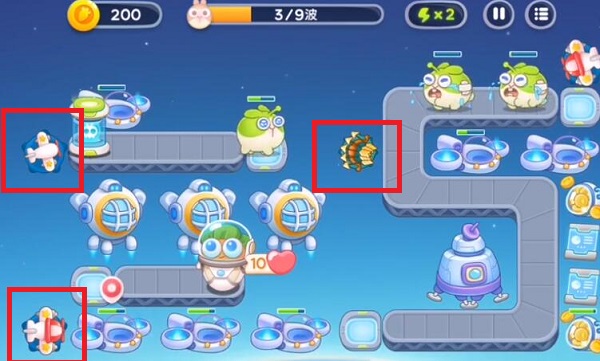 《保衛蘿卜4》太空穿越第32關滿星攻略