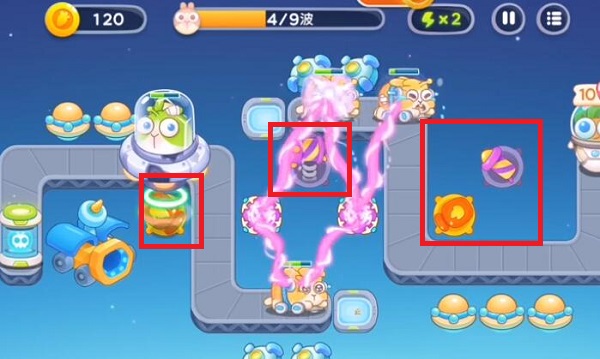 《保衛蘿卜4》太空穿越第33關滿星攻略