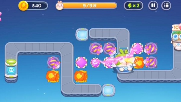 《保衛蘿卜4》太空穿越第33關滿星攻略