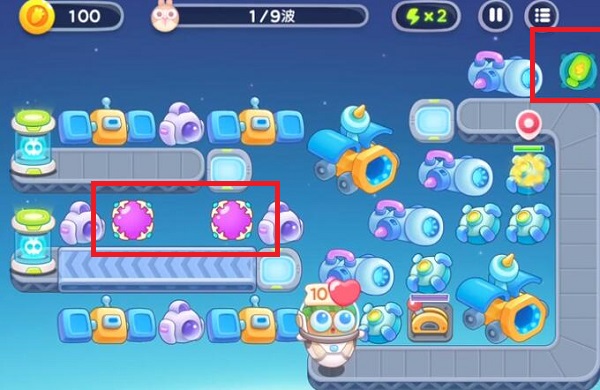 《保衛蘿卜4》太空穿越第34關滿星攻略