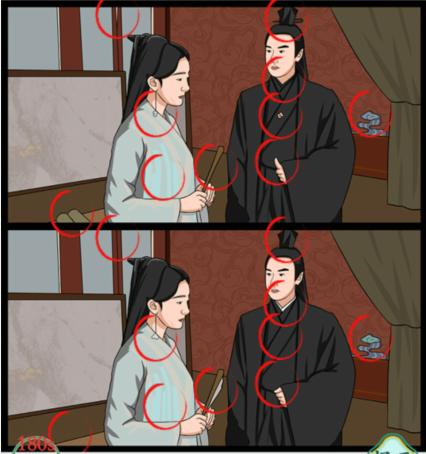 《瘋狂梗傳》夫妻談話找出10處不同通關攻略