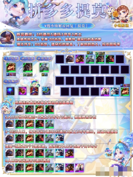 手游攻略-金鏟鏟之戰s9賽季拼多多提莫怎么玩？