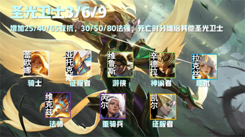 云頂之弈s59圣光衛(wèi)士陣容推薦圖1