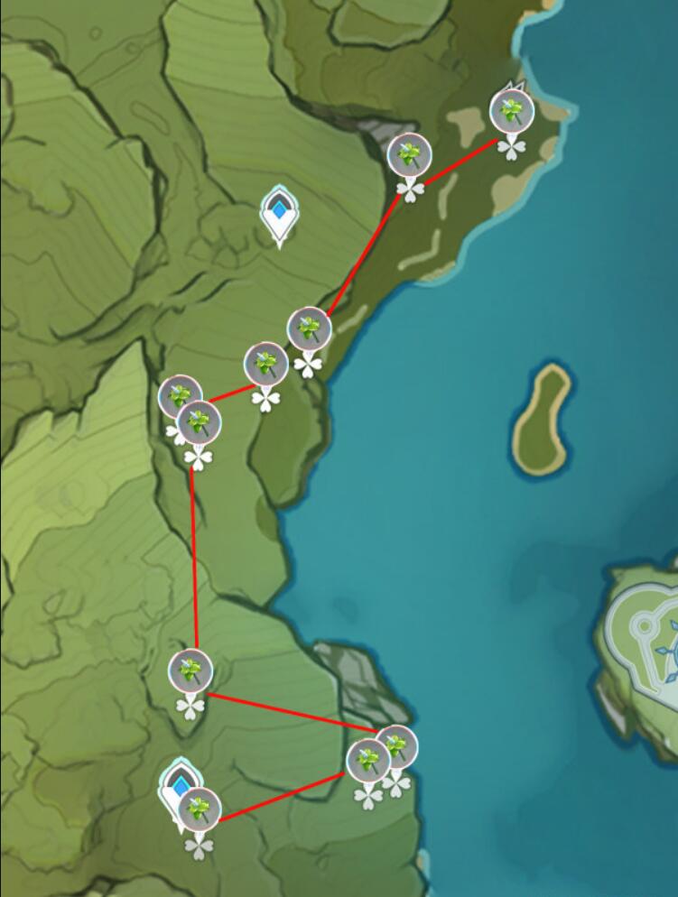 原神薄荷位置匯總分享分布圖