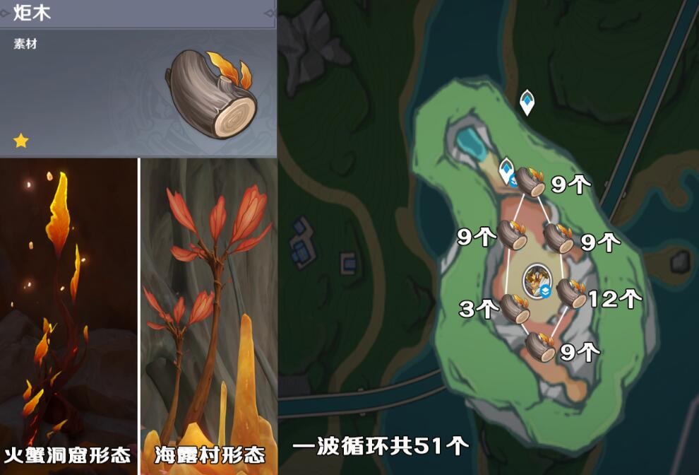 原神4.3楓丹五種樹木砍伐路線分享