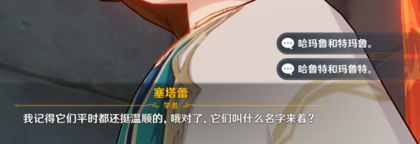 手游攻略-原神中兩只貓正確選項(xiàng)一覽！