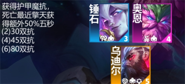 手游攻略-云頂之弈s11擎天衛羈絆效果推薦