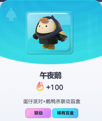 《蛋仔派對》午夜鵝皮膚介紹