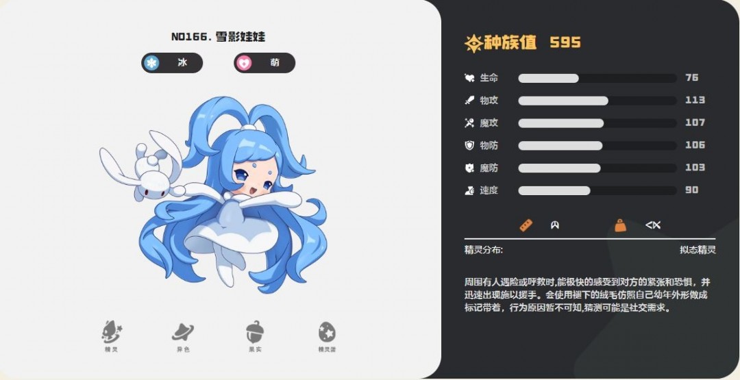 洛克王國(guó)世界雪影娃娃技能一覽