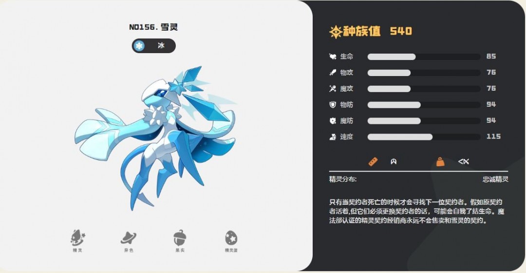 洛克王國(guó)世界雪靈技能介紹
